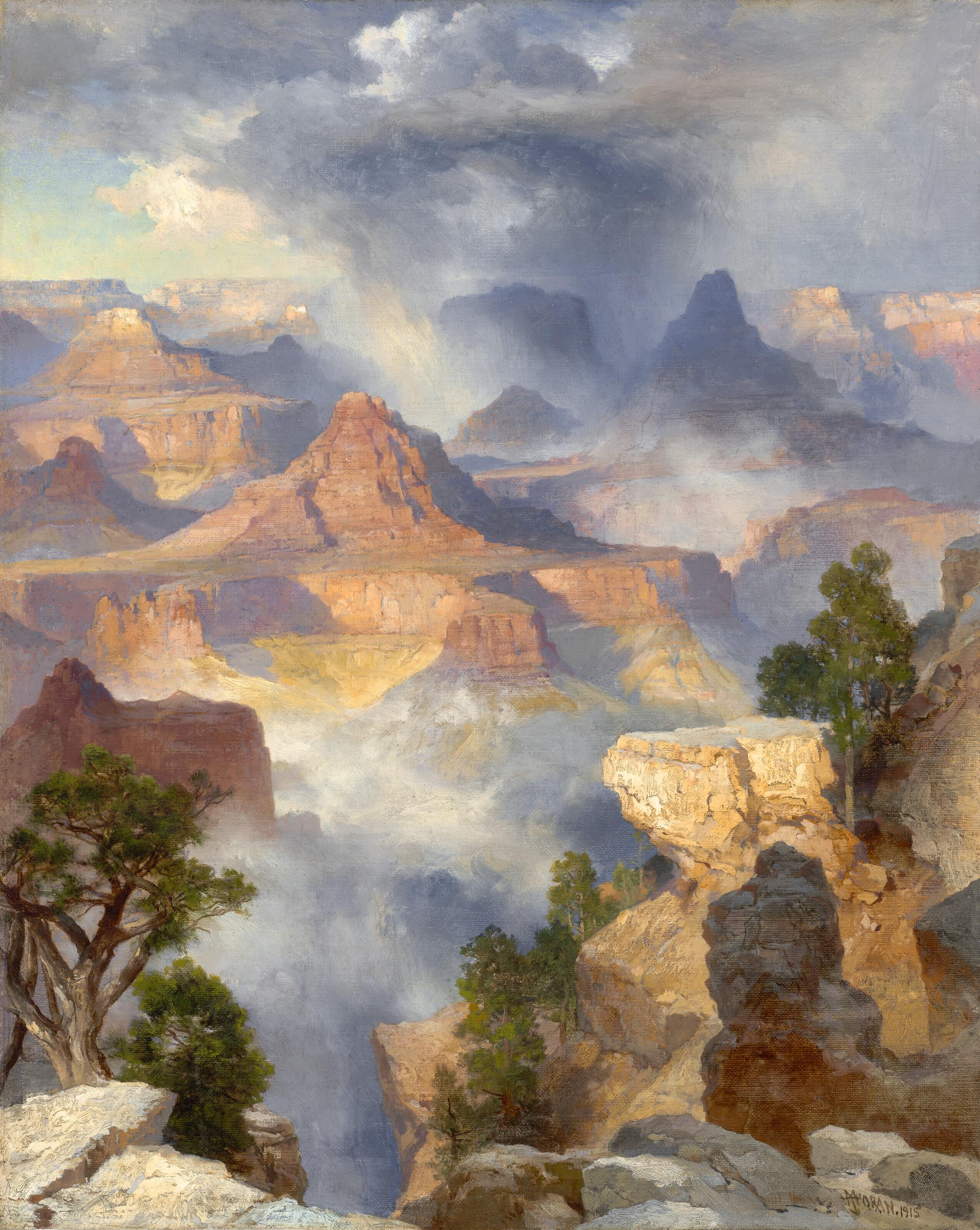 Thomas Moran - Grand Canyon, Colorado River