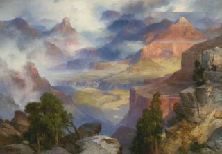 Thomas Moran - Grand Canyon In Mist