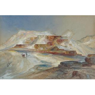 Thomas Moran - Hot Springs Of Gardiner\'S River, Yellowstone