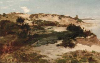 Thomas Moran - Hunter in a Landscape