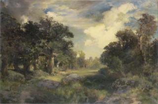 Thomas Moran - Long Island Landscape