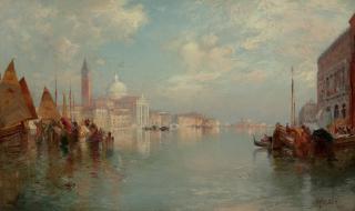 Thomas Moran - On the Grand Canal