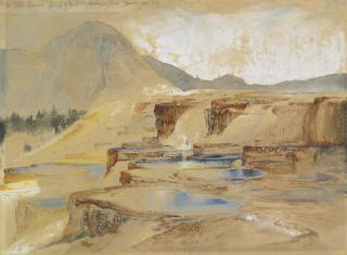 Thomas Moran - The Great Thermal Springs Of Gardiner\'S River Montana