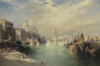Thomas Moran - The Lagoon, Venice