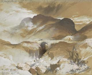 Thomas Moran - The Pass of Glencoe, Scotland