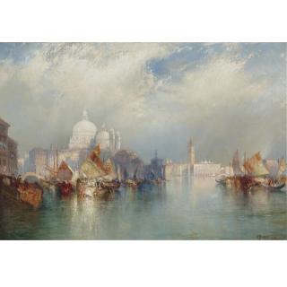 Thomas Moran - Venetian Scene