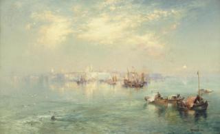 Thomas Moran - Vera Cruz Harbor, Mexico