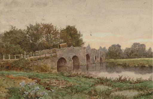 Thomas Nicholson Tyndale - Crossing the stone bridge