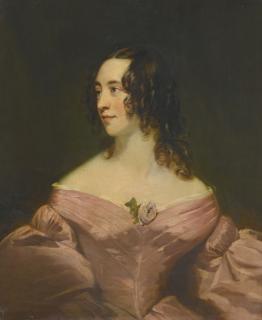 Thomas Phillips, R.A. - Portrait Of A Lady In Pink