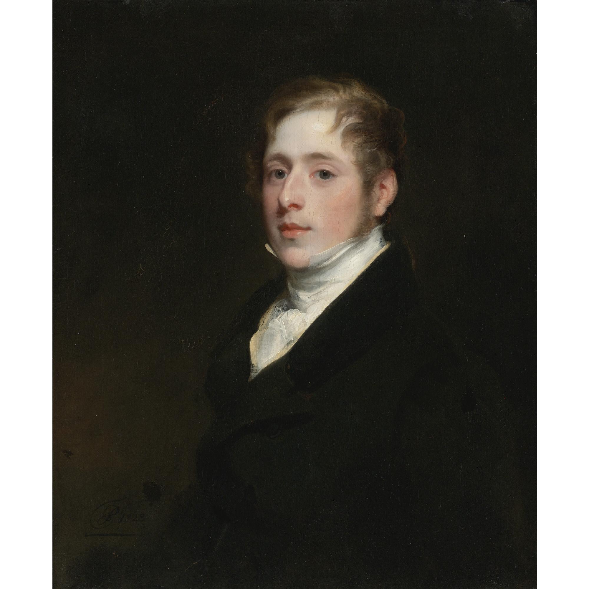 Thomas Phillips, R.A. - Portrait Of Sir Elliot Roberts