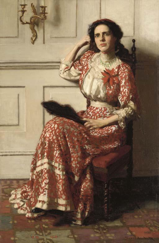 Thomas Pollock Anshutz - Portrait of Rebecca H. Whelan