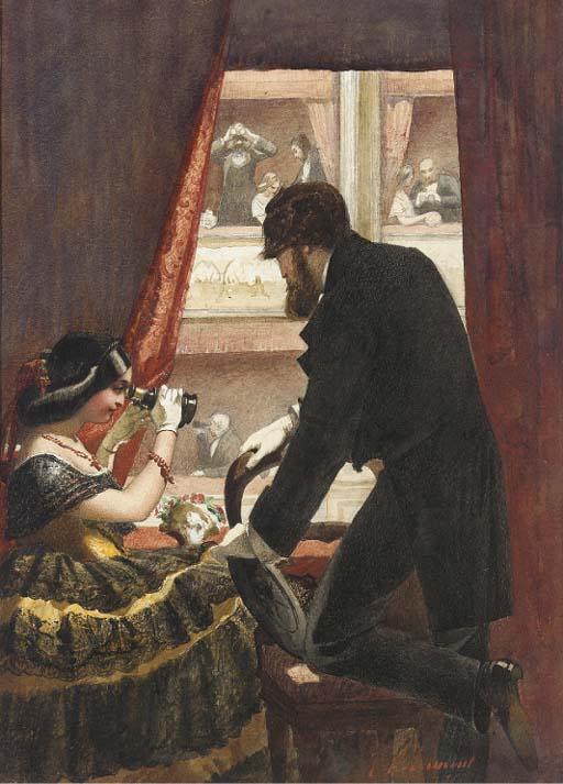 Thomas Reynolds Lamont, A.R.W.S. - At the opera