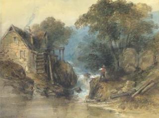 Thomas Richard Colman Dibdin - On Stock Gill, Ambleside