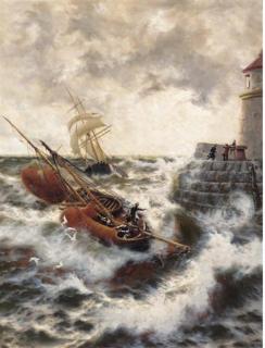 Thomas Rose Miles - After a stormy night, Ramsgate