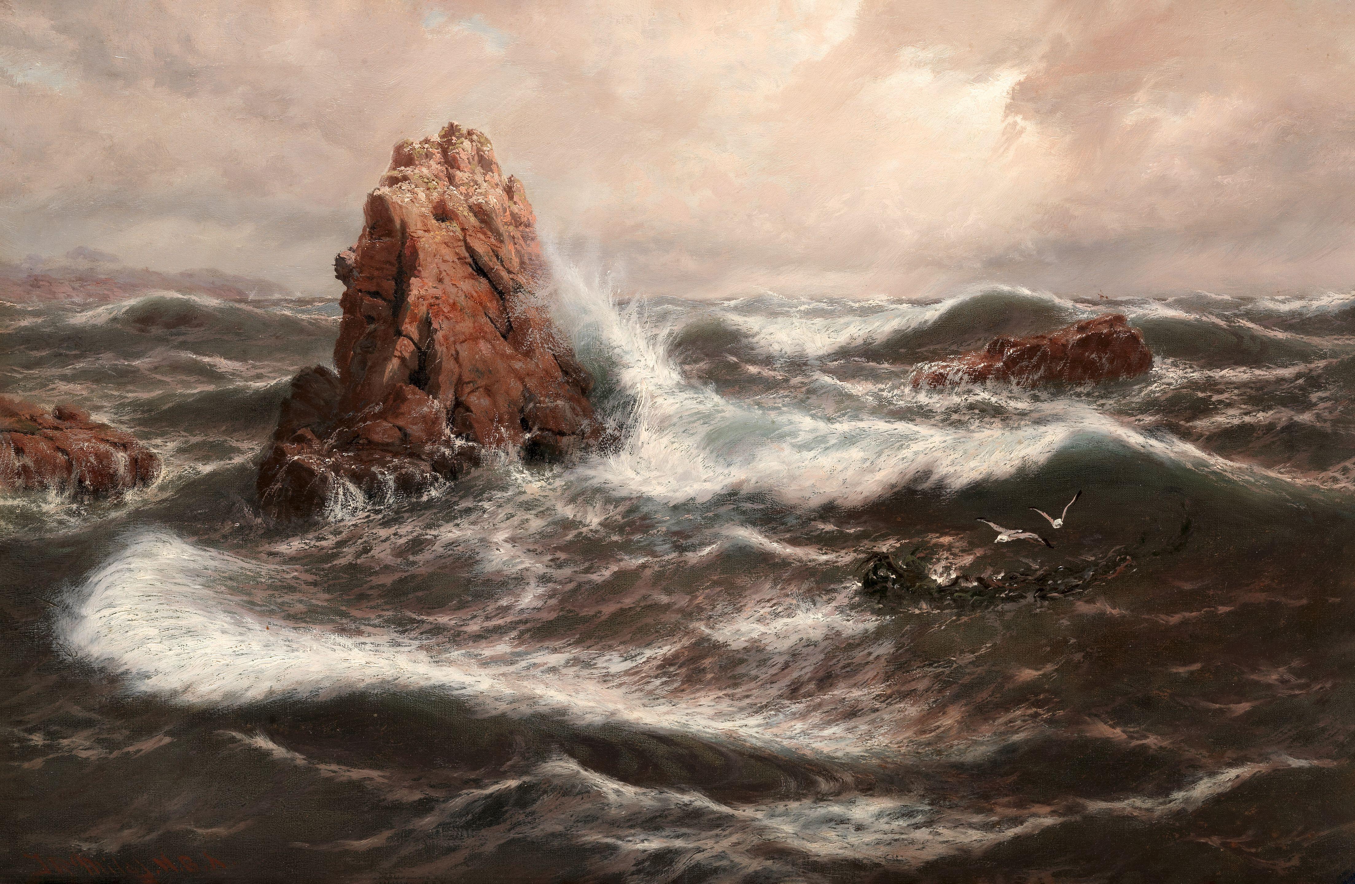 Thomas Rose Miles - \'Flood tide on the reef\'