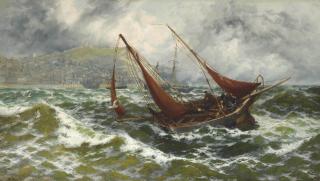 Thomas Rose Miles - Storm driven, off Scarborough