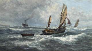 Thomas Rose Miles - Wind And Rain Off Sheerness