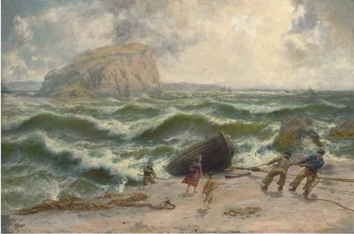 Thomas Rose Miles - Wind and sea rising. Knock-na carra, Galway Bay