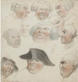 Thomas Rowlandson - A group of 18th Century caricatures