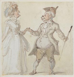 Thomas Rowlandson - Apeing their betters