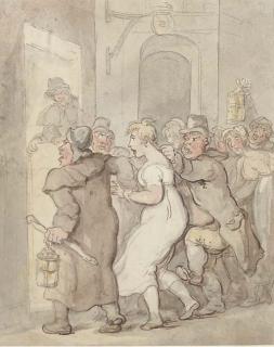 Thomas Rowlandson - At The Watch Tower