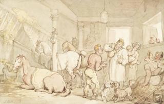 Thomas Rowlandson - Drinking In A Stable