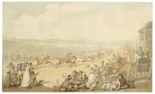 Thomas Rowlandson - Epsom Races
