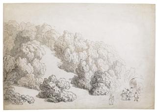 Thomas Rowlandson - Farmers On A Woodland Road