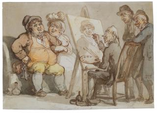 Thomas Rowlandson - Genius Crumpled