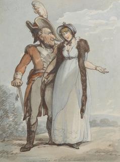 Thomas Rowlandson - \'Human nature is fond of Novelty. Pliny\'