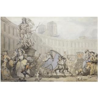 Thomas Rowlandson - Place Des Victoires, Paris