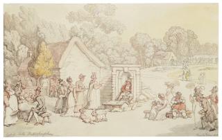 Thomas Rowlandson - St Rumbold\'s Well at Astrop, Buckinghamshire