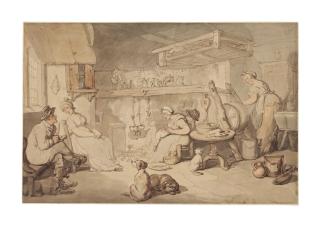 Thomas Rowlandson - The Country Kitchen