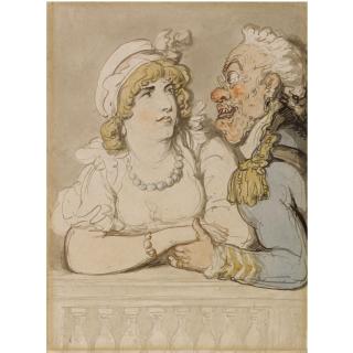 Thomas Rowlandson - The Courting Couple