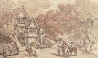 Thomas Rowlandson - The Dun Cow Inn