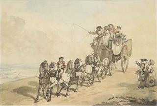 Thomas Rowlandson - The Post