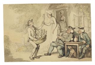 Thomas Rowlandson - The statuette seller