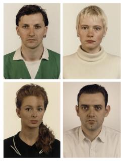 Thomas Ruff - (i) Portrait R. Hubert(ii) Portrait A. Kachold (iii) Portrait P. Lappat (iv) Portrait Stoya