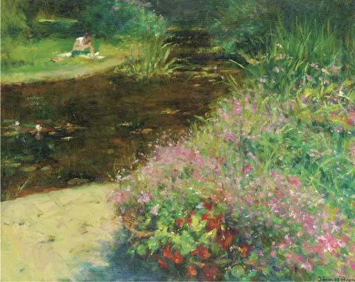 Thomas Ryan, P.R.H.A. - Eavan by the Pool