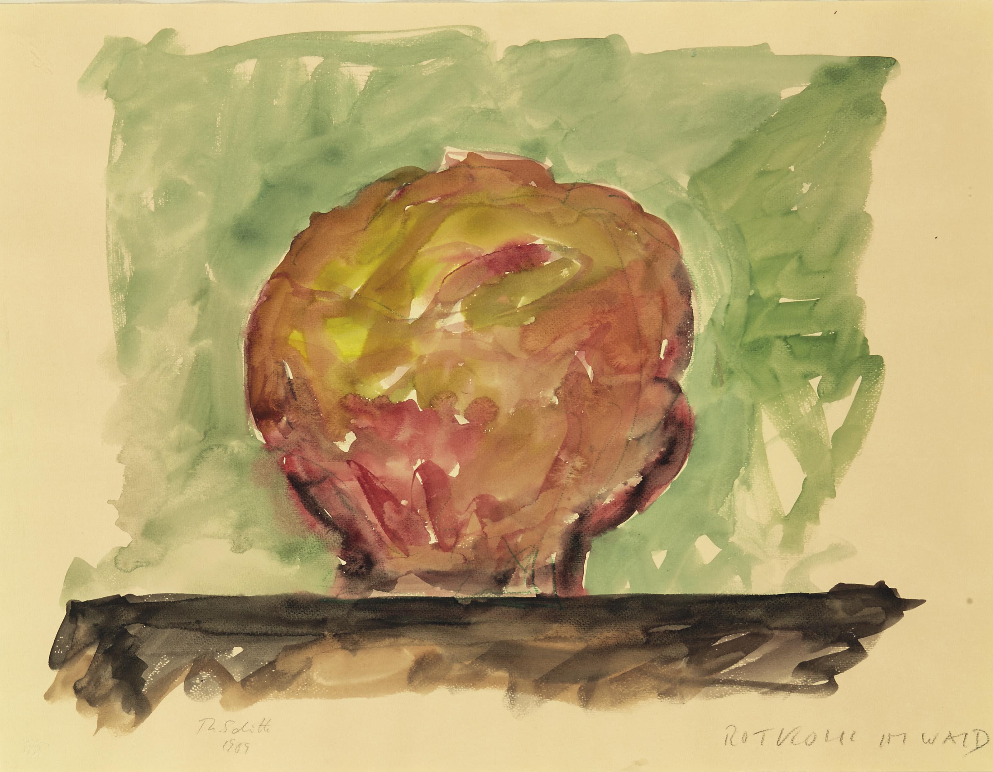 Thomas Schütte - Rotkohl im Wald (Chou rouge dans la forêt)