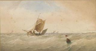 Thomas Sewell Robins - A fishing vessel returning home