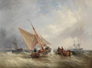 Thomas Sewell Robins - Dutch vessels on the Scheldt