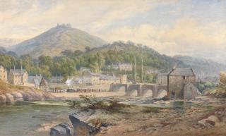Thomas Sewell Robins - Llangollen on the River Dee, Denbighshire