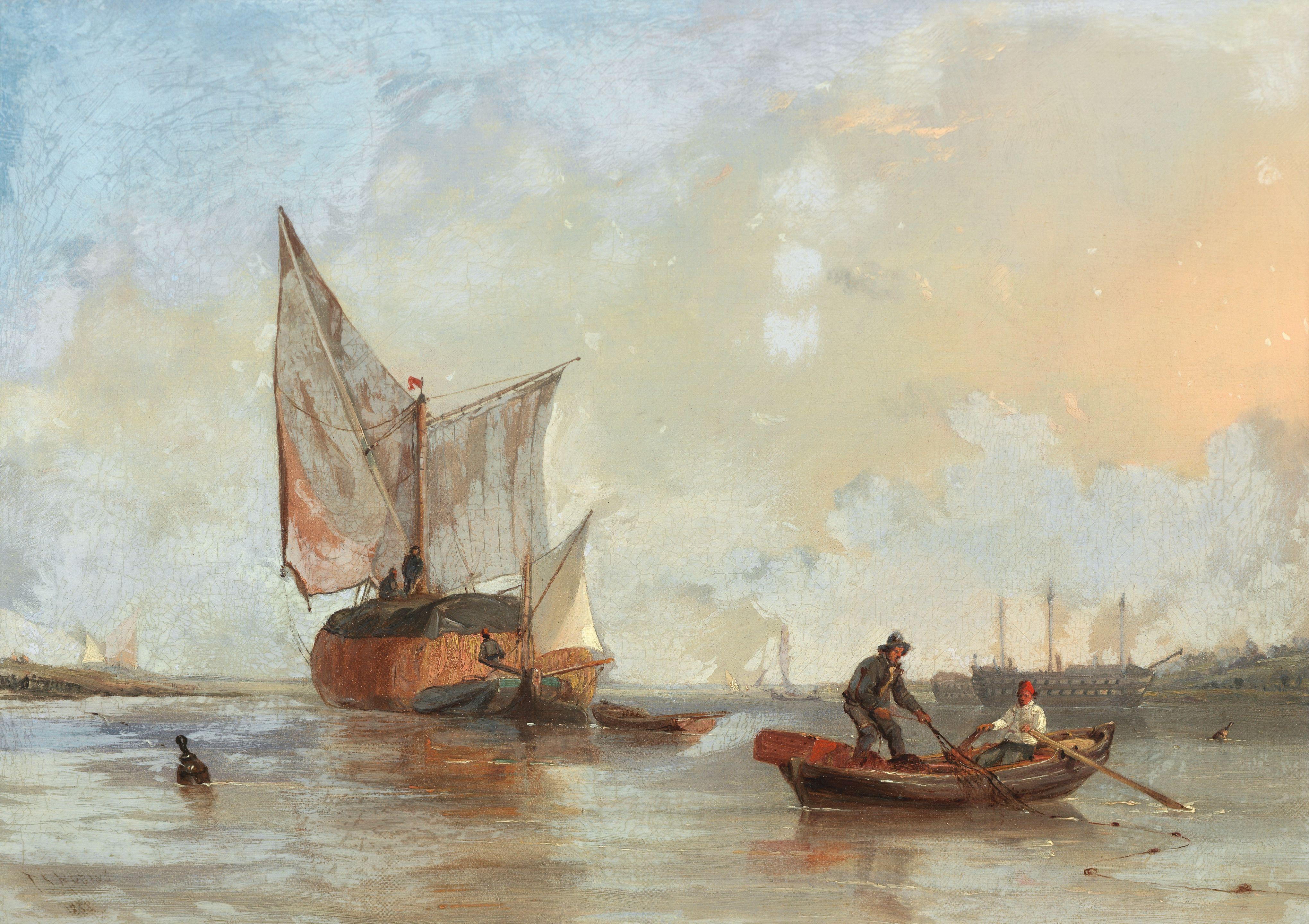 Thomas Sewell Robins - The hay barge