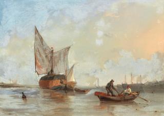 Thomas Sewell Robins - The hay barge