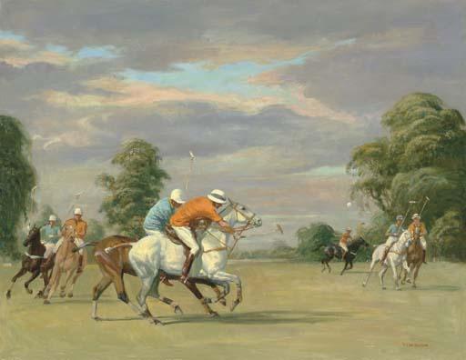 Thomas Sherwood la Fontaine - A Polo Match