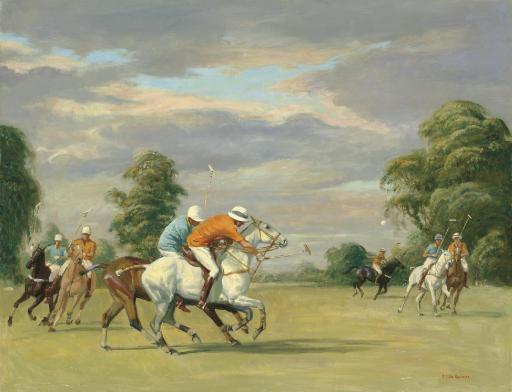Thomas Sherwood La Fontaine - A Polo Match