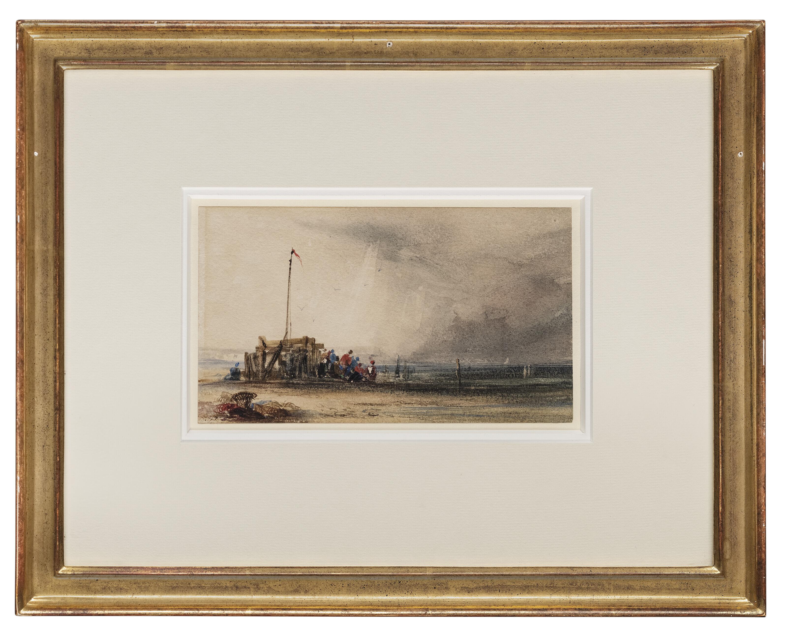 Thomas Shotter Boys, N.W.S. - Breakwaters on a Normandy beach