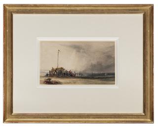 Thomas Shotter Boys, N.W.S. - Breakwaters on a Normandy beach