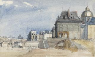 Thomas Shotter Boys, N.W.S. - L\'Institut de France on the Seine, Nôtre Dame beyond, Paris